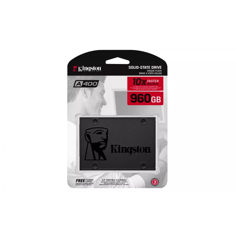 SSD diskas Kingston Technology 960 GB 2.5 colio SATA III SA400S37/960G