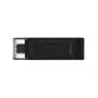 Kingston Technology DataTraveler 128GB USB-C 3.2 Gen 1 70, 128 GB, USB Type-C, 3.2 Gen 1 (3.1 Gen 1), Cap, 7 g, Juoda