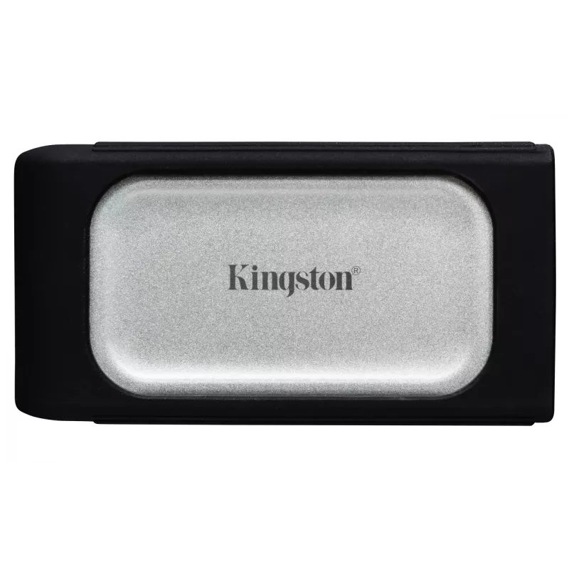 Kingston Technology 500G PORTABLE SSD XS2000, 500 GB, USB Type-C, 3.2 Gen 2 (3.1 Gen 2), 2000 MB/s, juoda, sidabrinė