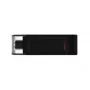 Kingston Technology DataTraveler 256GB USB-C 3.2 Gen 1 70, 256 GB, USB Type-C, 3.2 Gen 1 (3.1 Gen 1), Cap, 7 g, Juoda