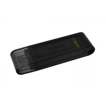 Kingston Technology DataTraveler 256GB USB-C 3.2 Gen 1 70, 256 GB, USB Type-C, 3.2 Gen 1 (3.1 Gen 1), Cap, 7 g, Juoda