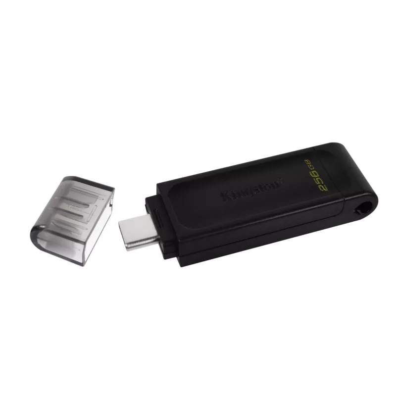Kingston Technology DataTraveler 256GB USB-C 3.2 Gen 1 70, 256 GB, USB Type-C, 3.2 Gen 1 (3.1 Gen 1), Cap, 7 g, Juoda