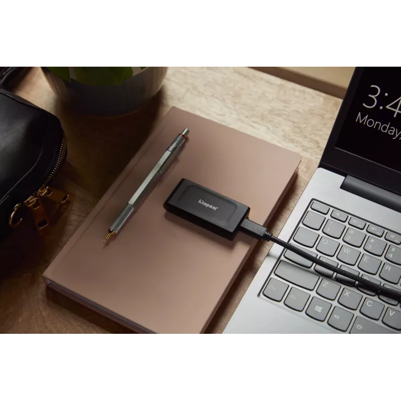 Kingston Technology 1TB XS1000 Išorinis USB 3.2 Gen 2 Nešiojamasis kietojo kūno diskas