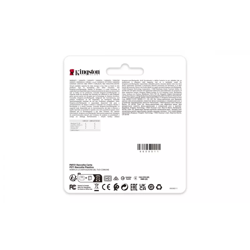 „Kingston Technology DataTraveler“ 256 GB 220 MB/s metalinis USB 3.2 Gen 1 SE9 G3
