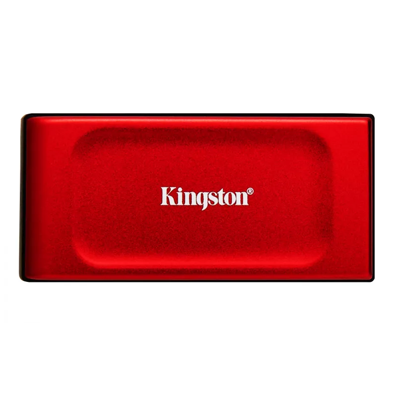 Kingston Technology 1TB XS1000 raudonas išorinis USB 3.2 Gen 2 nešiojamasis kietojo kūno diskas