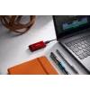 Kingston Technology 1TB XS1000 raudonas išorinis USB 3.2 Gen 2 nešiojamasis kietojo kūno diskas