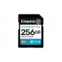 SDXC Flash Memory Kingston 256GB UHS-I Canvas Go Plus — 256 GB, U3/V30, Skaityti 200 MB/s, Rašyti 160 MB/s, Class 10, Juoda