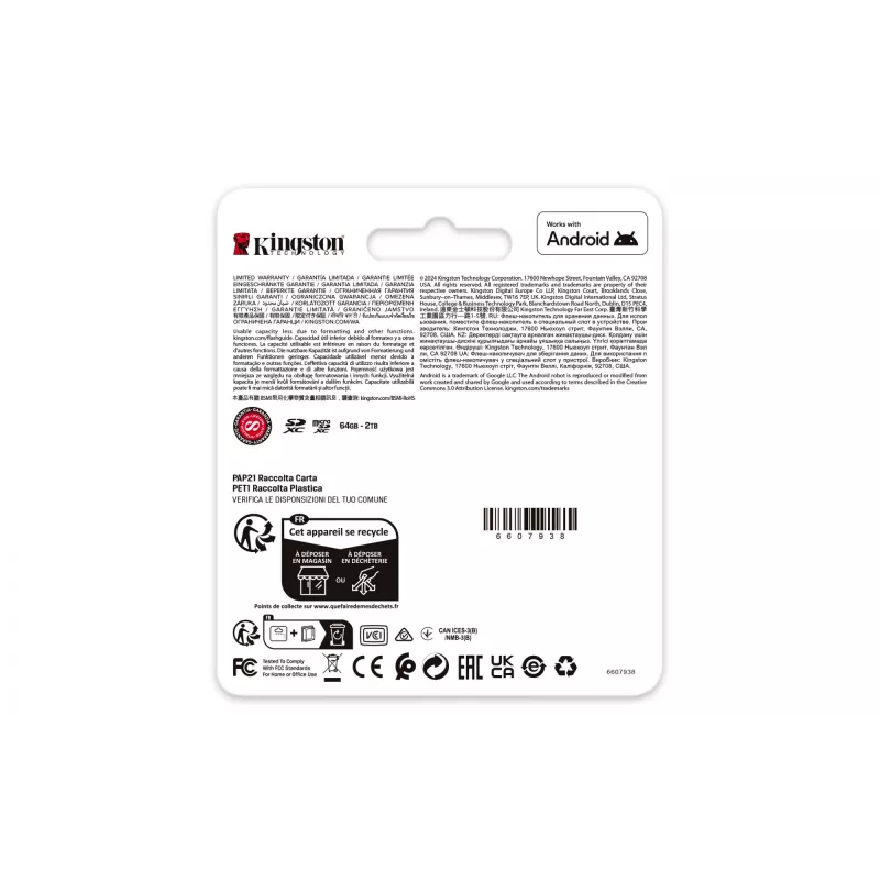 SDXC Flash Memory Kingston 256GB UHS-I Canvas Go Plus — 256 GB, U3/V30, Skaityti 200 MB/s, Rašyti 160 MB/s, Class 10, Juoda