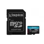 Kingston Technology 256GB microSDXC Canvas Go Plus Gen4 200MB/s A2 U3 V30 kortelė su adapteriu