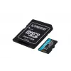 Kingston Technology 256GB microSDXC Canvas Go Plus Gen4 200MB/s A2 U3 V30 kortelė su adapteriu