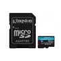 Kingston Technology 512GB microSDXC Canvas Go Plus Gen4 200MB/s A2 U3 V30 kortelė + adapteris