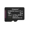 Kingston Technology 1TB microSDXC Canvas Select Plus Gen3 150MB/s A1 kortelė + adapteris