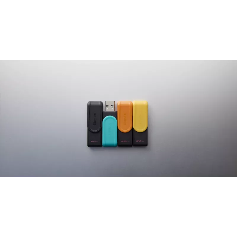 Kingston Technology DataTraveler 64GB nešiojamasis USB 3.2 Gen 1 Exodia S (juoda/juoda)