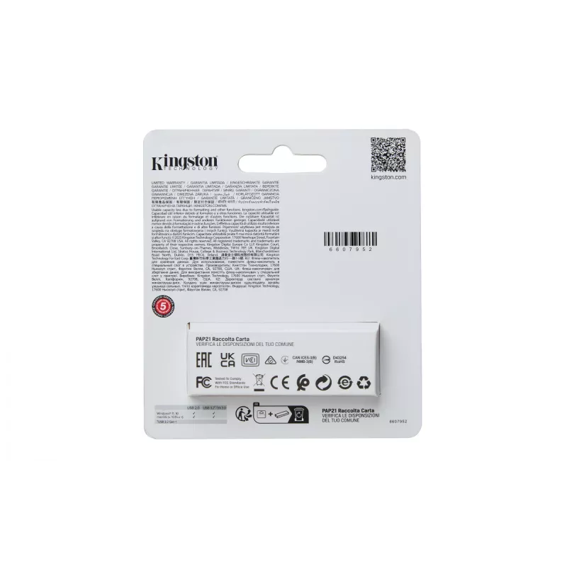 Kingston Technology DataTraveler 256GB nešiojamasis USB 3.2 Gen 1 Exodia S (juoda / oranžinė)
