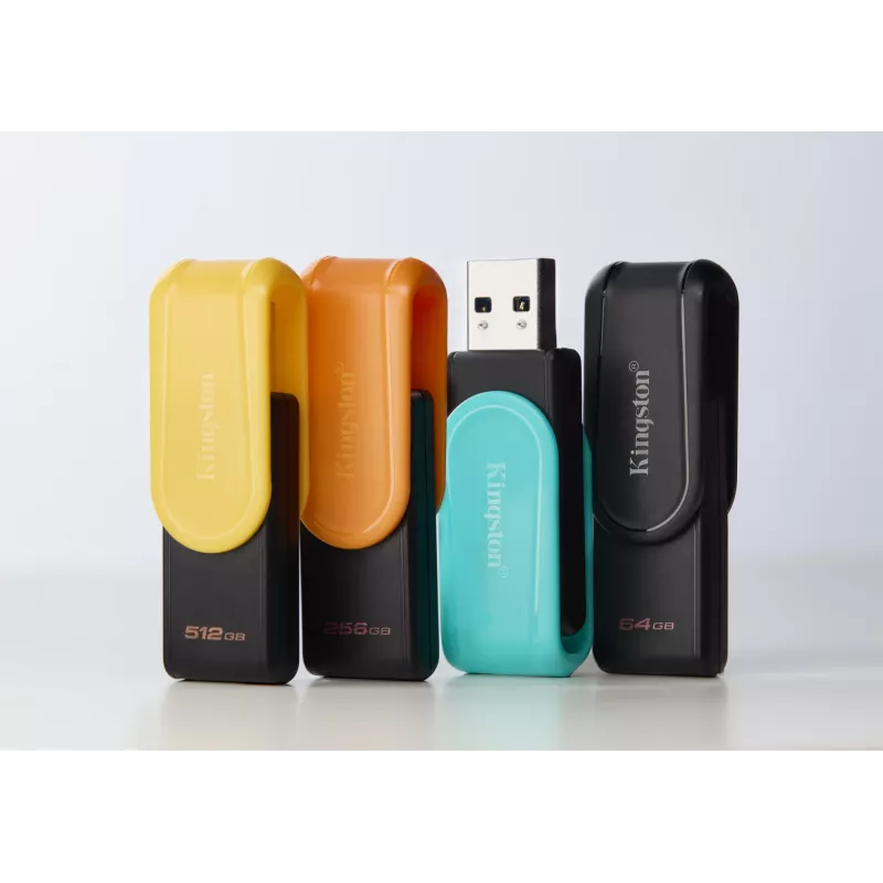 Kingston Technology DataTraveler 256GB nešiojamasis USB 3.2 Gen 1 Exodia S (juoda / oranžinė)