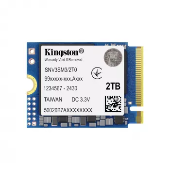 SSD diskas Kingston Technology 2000G M.2 2230 NVMe SNV3SM3/2T0