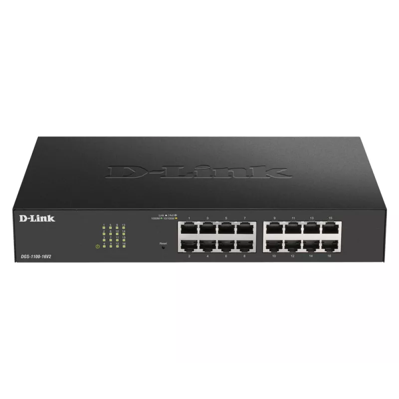 D-Link DGS-1100-24PV2 valdomas L2 Gigabit Ethernet (10/100/1000) maitinimas per Ethernet (PoE) juodas