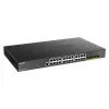 D-Link 24 prievadų Gigabit PoE išmanusis valdomas jungiklis su 4x 10G SFP+, 370 W