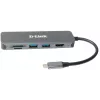 D-Link 6-in-1 USB-C Hub su HDMI / kortelių skaitytuvu / Power Delivery