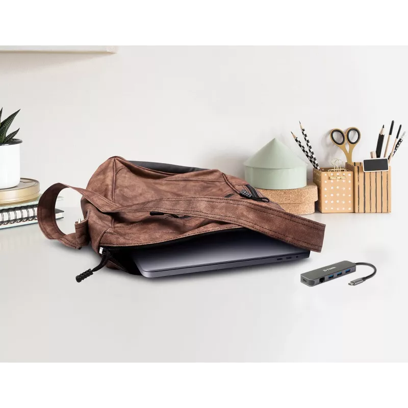 D-Link 5-in-1 USB-C Hub su Gigabit Ethernet / Power Delivery