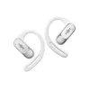 SHOKZ OpenFit Air, baltos spalvos laisvų rankų įranga, belaidė, ausinės laikiklis, skambučiai / muzika / sportas / kasdienis naudojimas, Bluetooth, balta