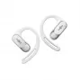 SHOKZ OpenFit Air, baltos spalvos laisvų rankų įranga, belaidė, ausinės laikiklis, skambučiai / muzika / sportas / kasdienis naudojimas, Bluetooth, balta