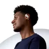 SHOKZ OpenFit Air, baltos spalvos laisvų rankų įranga, belaidė, ausinės laikiklis, skambučiai / muzika / sportas / kasdienis naudojimas, Bluetooth, balta