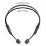 Ausinės Shokz OpenRun Mini — belaidės kaulinio laidumo sportinės ausinės, IP67, Bluetooth 5.1, 480 min baterija