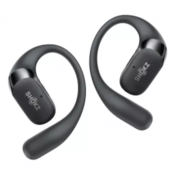 Ausinės JLAB AUDIO SHOKZ OpenFit 2 — kaulinio laidumo, belaidės, atviros ausies su ausies kabliuku, juodos