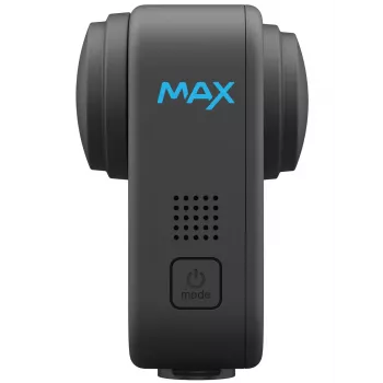 Veiksmo kamera GoPro MAX 360 (2025) — 360° fiksavimas, 6K itin didelė raiška, įmontuotas ekranas, „Wi‑Fi“, GPS, juoda