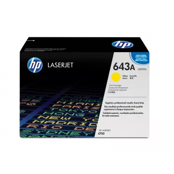HP 643A geltonas originalus LaserJet tonerio kasetė