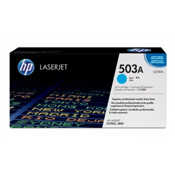 HP 503A Cyan Original LaserJet Toner kasetė