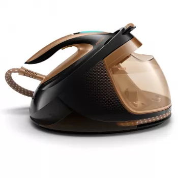 Garų generatorius Philips GC9682/80 — 2700 W, 1,8 l talpa, 165 g/min nuolatinis garas, 600 g/min stiprinimas, T-ionicGlide padas