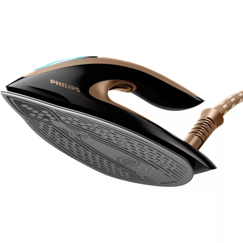 Garų generatorius Philips GC9682/80 — 2700 W, 1,8 l talpa, 165 g/min nuolatinis garas, 600 g/min stiprinimas, T-ionicGlide padas