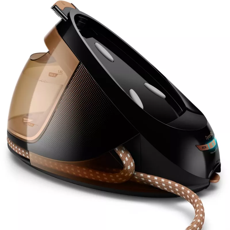 Garų generatorius Philips GC9682/80 — 2700 W, 1,8 l talpa, 165 g/min nuolatinis garas, 600 g/min stiprinimas, T-ionicGlide padas
