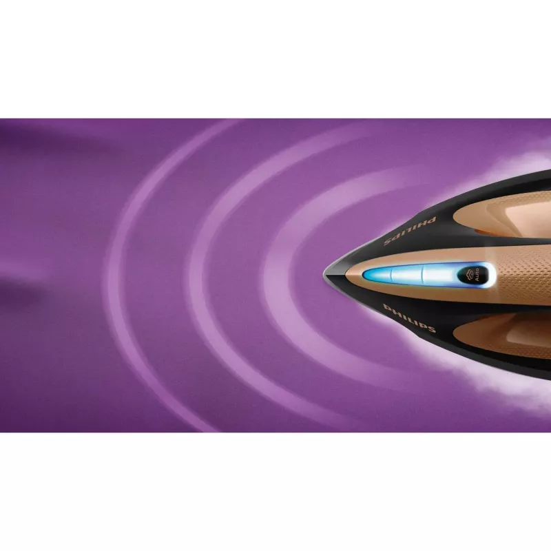 Garų generatorius Philips GC9682/80 — 2700 W, 1,8 l talpa, 165 g/min nuolatinis garas, 600 g/min stiprinimas, T-ionicGlide padas