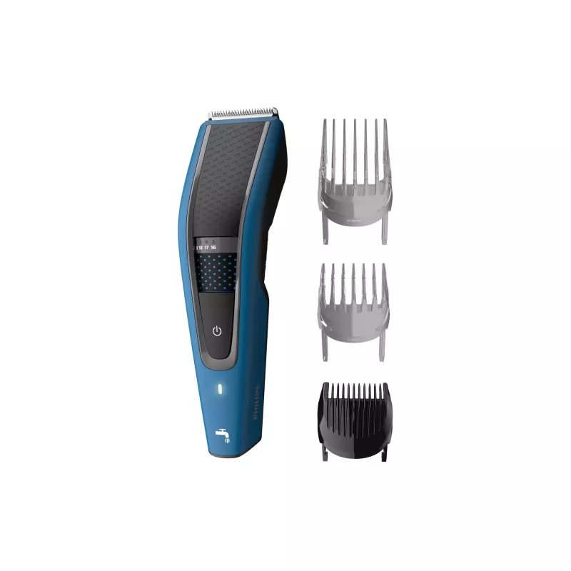 Plaukų kirpimo mašinėlė „Philips HC5612/15“ – belaidė, nerūdijančio plieno peiliai, 28 ilgio pakopos (0,5–28 mm), 75 min. veikimo laikas