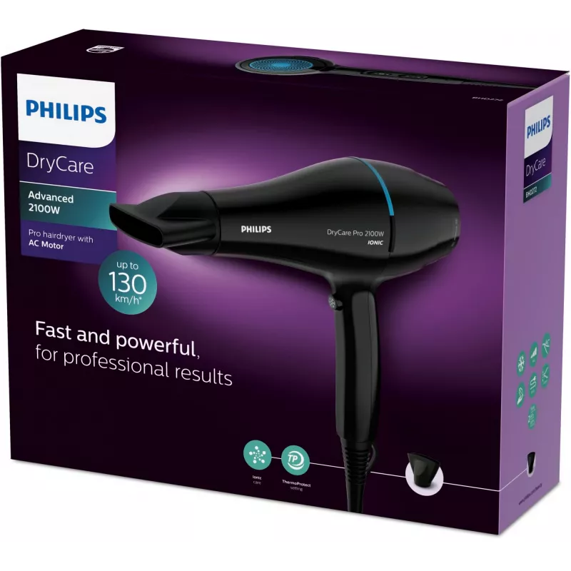 Plaukų džiovintuvas Philips DryCare BHD272/00 2100 W Juoda