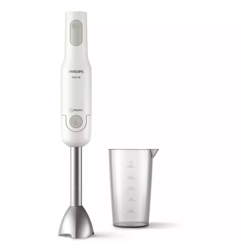 Panardintuvas Philips HR2534/00 — 650 W, 2 greičiai, impulsinis režimas, metalinis kotas, baltas