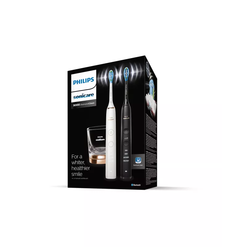 Dantų šepetėlis Philips HX9914/57 DiamondClean 9000 2-Pack Juoda/White