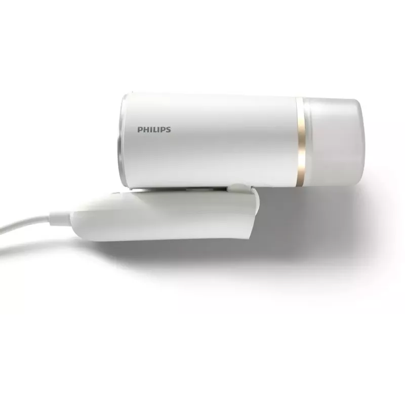 Rankinis garintuvas Philips 3000 serija STH3020/10 – 1000 W, 20 g/min nuolatinis garas, 0,12 l nuimamas bakelis, 2 m laidas, kelioninis dizainas, baltas