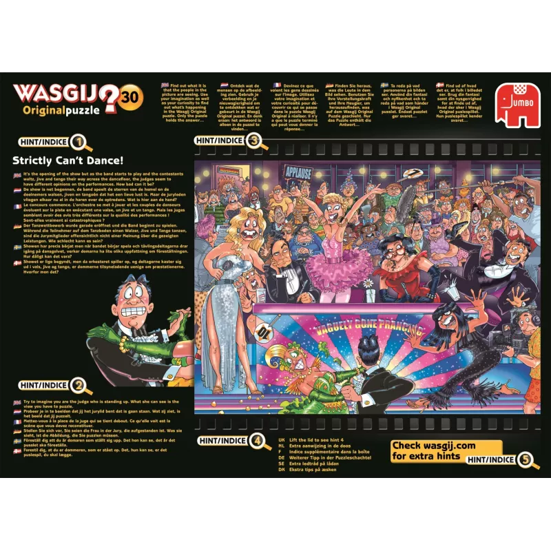 Dėlionė Jumbo Wasgij Original 30 1000 dalių Komiksai 1000 vnt.
