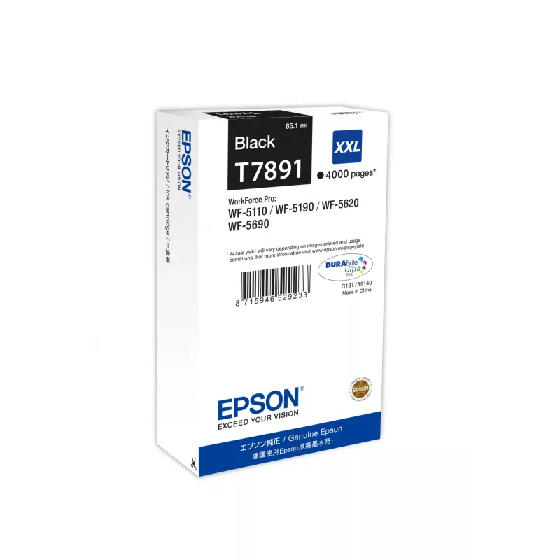 Rašalo kasetė Epson T7891 XXL juoda