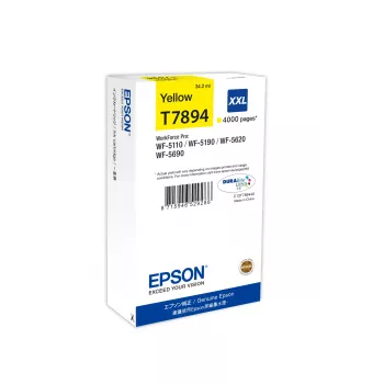 Kasetė Epson Ink C13T789440 T7894XXL XXL Geltona