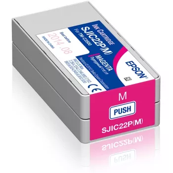 Epson SJIC22P(M): Rašalo kasetė, skirta ColorWorks C3500 (Purpurinė)