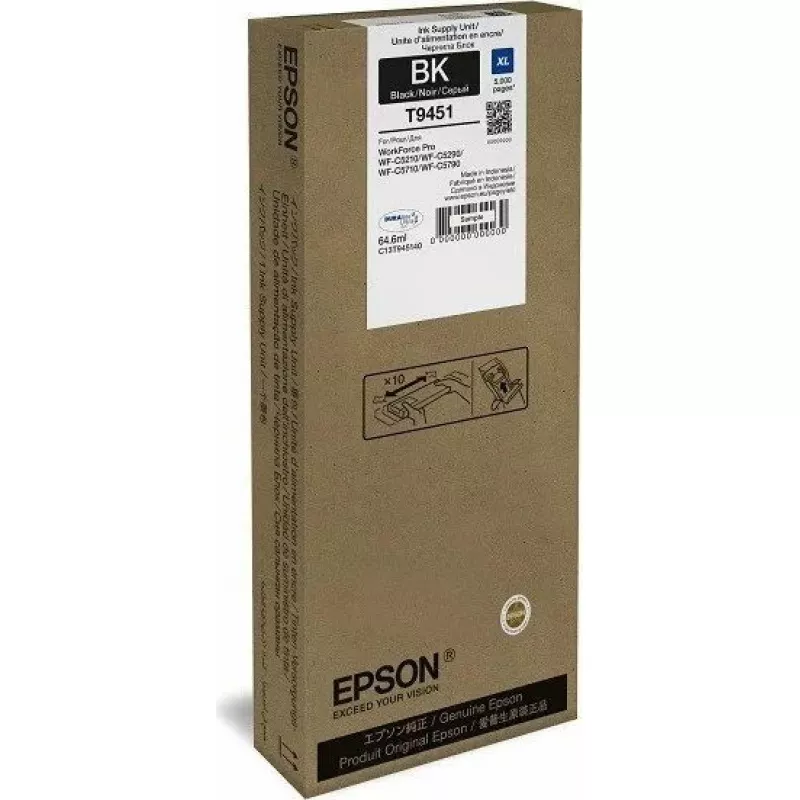 Epson WF-C5xxx serijos rašalo kasetė XL juoda
