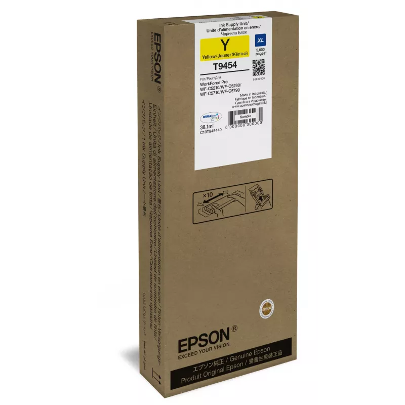 Epson WF-C5xxx serijos rašalo kasetė XL geltona