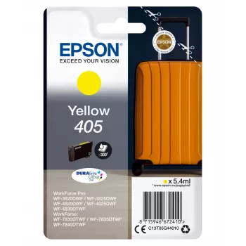 Epson 405 DURABrite Ultra Ink rašalo kasetė 1 vnt. Originali Standartinio našumo Geltona