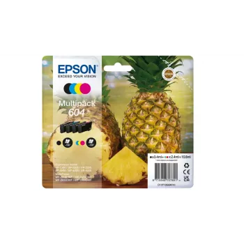 Epson 604 rašalo kasetė 4 vnt. Originali standartinės išeigos juoda, žydra, purpurinė, geltona