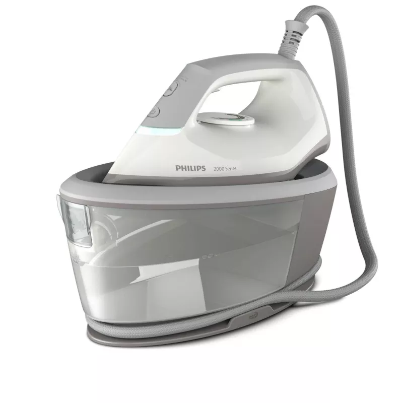 Philips 2000 serijos PSG2000/80 garo lyginimo stotis 2400 W 1,4 L keraminis padas Pilka, Balta
